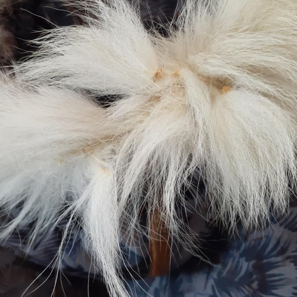 Vintage Outer Gear Duck Down Womens Fur Trim Hooded Winter Jacket Size Medium - Picture 6 of 13